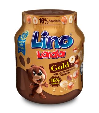 Lino Lada Gold With Roasted Chopped Hazelnut Spread, 350 G